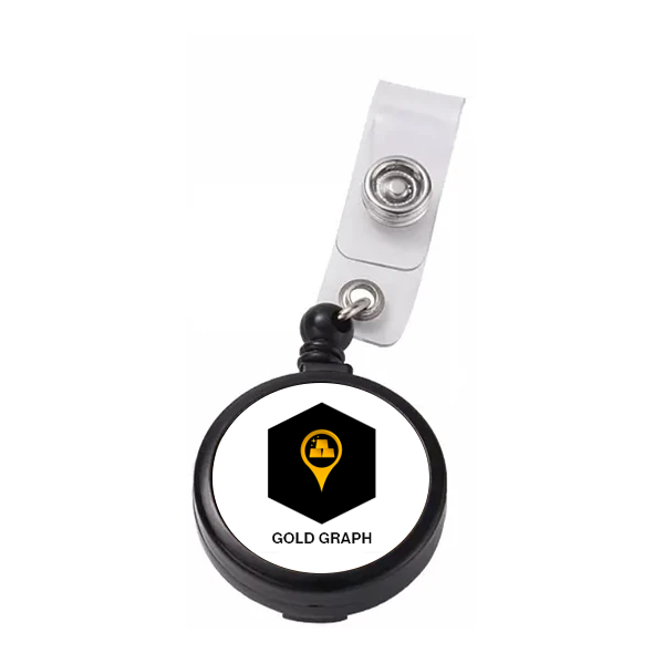 YOYO RETRACTIL PORTA CREDENCIAL GOLD GRAPH SPA